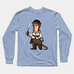 Otter Pirate Long Sleeve T-Shirt